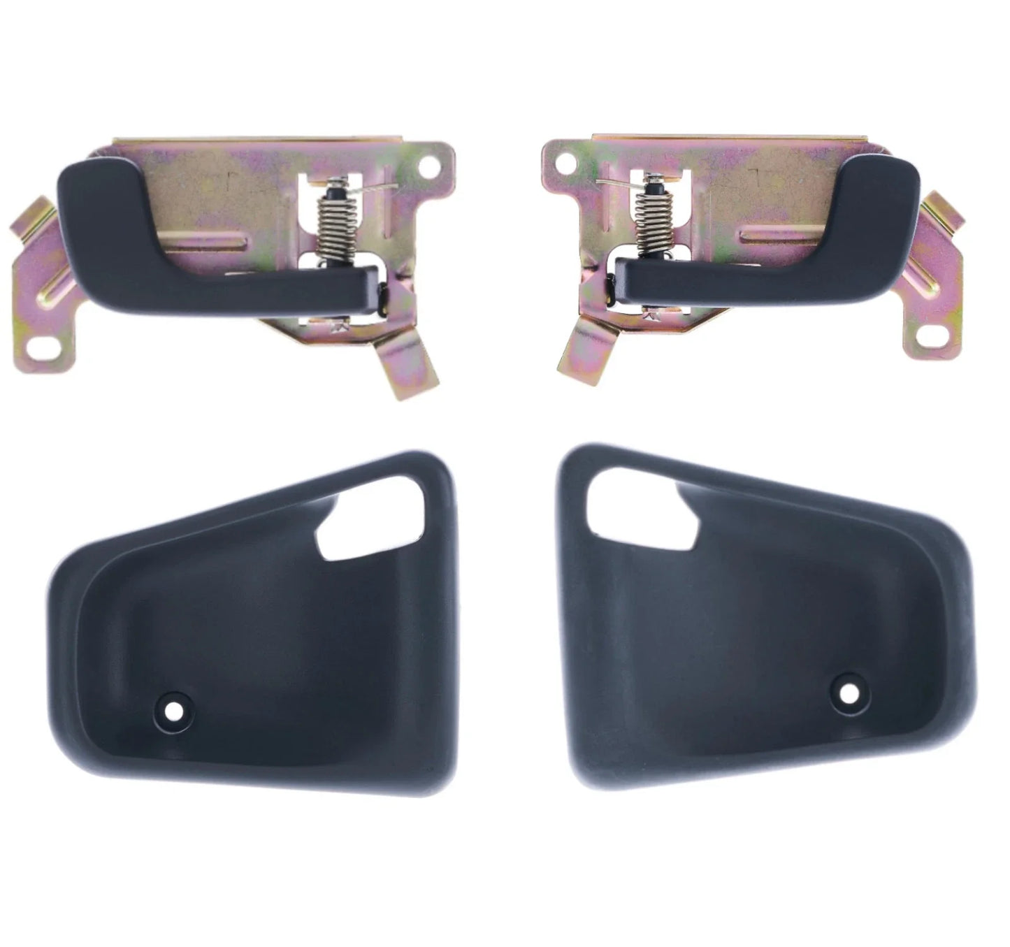4pcs LH+RH Inner Door Handle W/ Trim Bezel for Mitsubishi Fuso Canter (1995–2005)