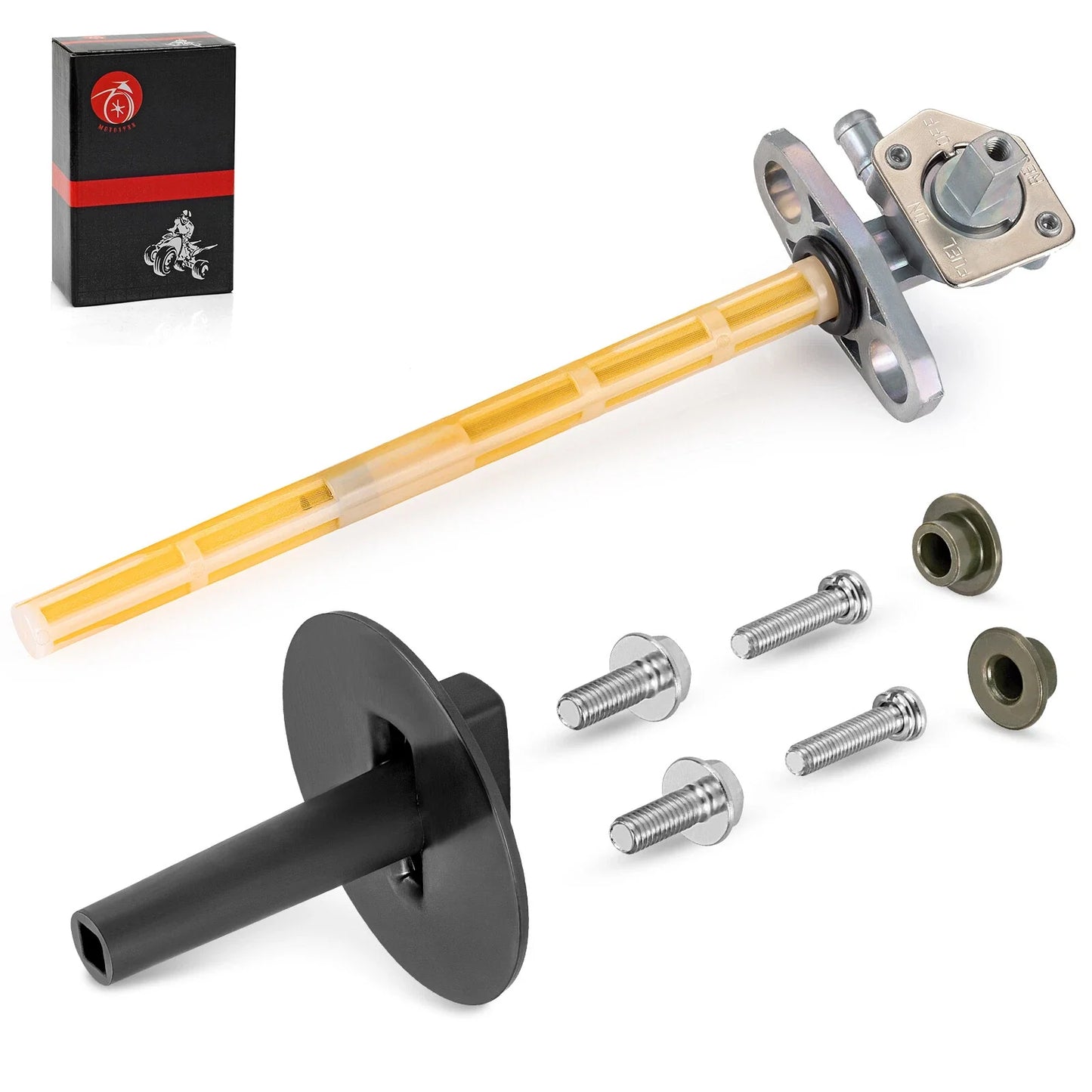 Fuel Valve Petcock w/ Lever for Honda Rancher 420 TRX420 (2007–2014)