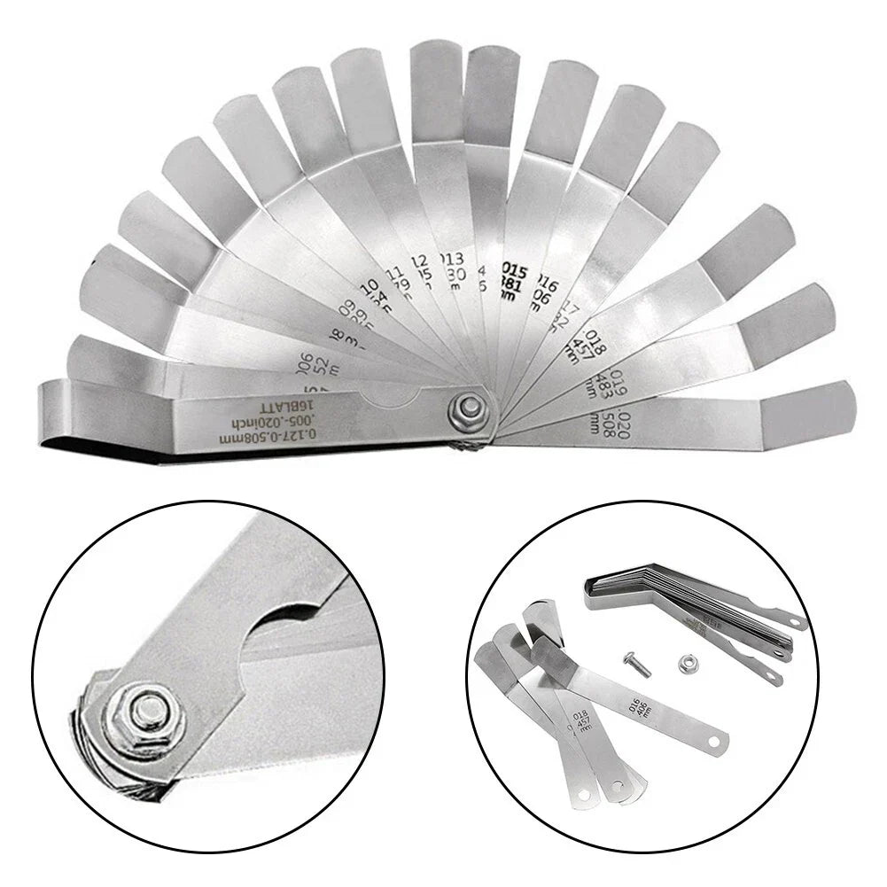 Feeler Gauge Stainless Steel for Motorcycle Engine Maintenance