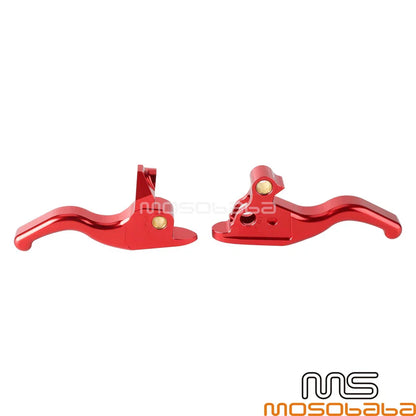 Finger Clutch & Brake Levers Red for Harley Touring Road Glide FLTRU FLHR (2009-2023)