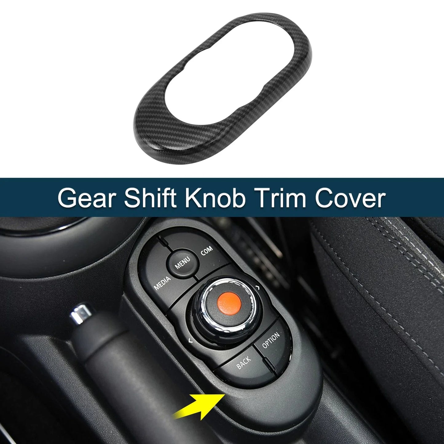 Gear Shift Knob Cover Sticker for BMW Mini Hatch Mini Hardtop