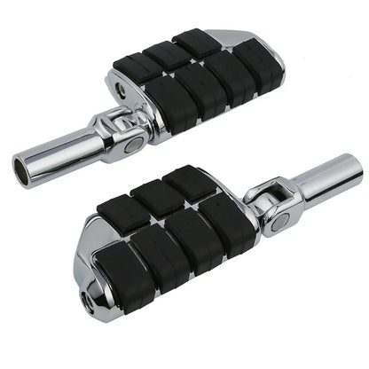 Chrome Rear Passenger Foot Pegs for Harley Softail Slim (2012-2017)