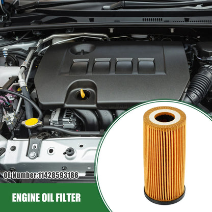 Set Engine Oil Filter Oil Fuel Filter for BMW X1 (2000-2022)