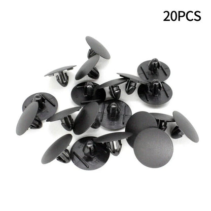 20 x Black Nylon Clips