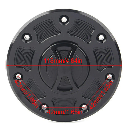 Fuel Gas Tank Cap Cover for Kawasaki Ninja ZX-6 ZX-7 ZX-9 ZRX-1100 GPZ500