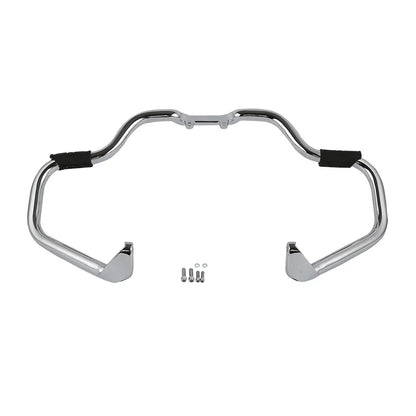 Chrome/Black Mustache Engine Guard Crash Bar for Indian Chieftain (2014-2025)