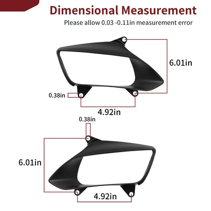 Head Light Covers Left/Right for Kawasaki KFX 700 (2005–2007)