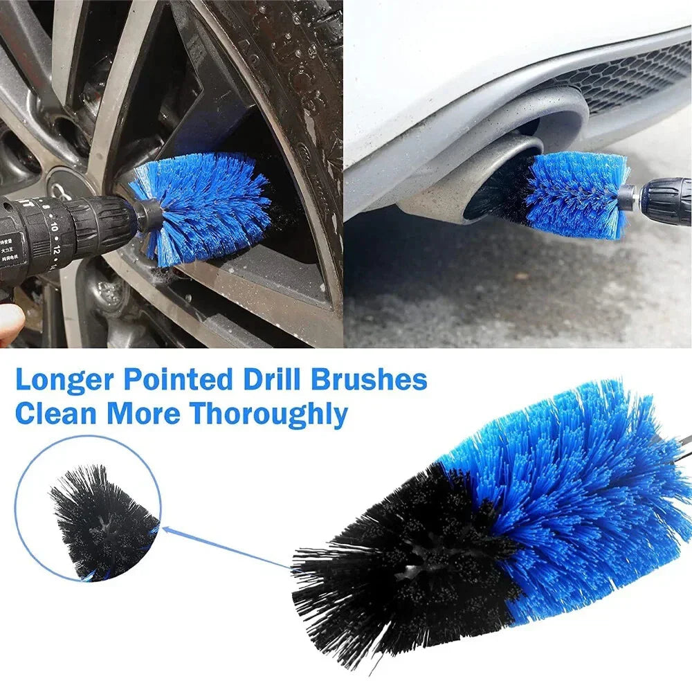 7 Pcs Drill Brush Set Power Scrubber Cleaning