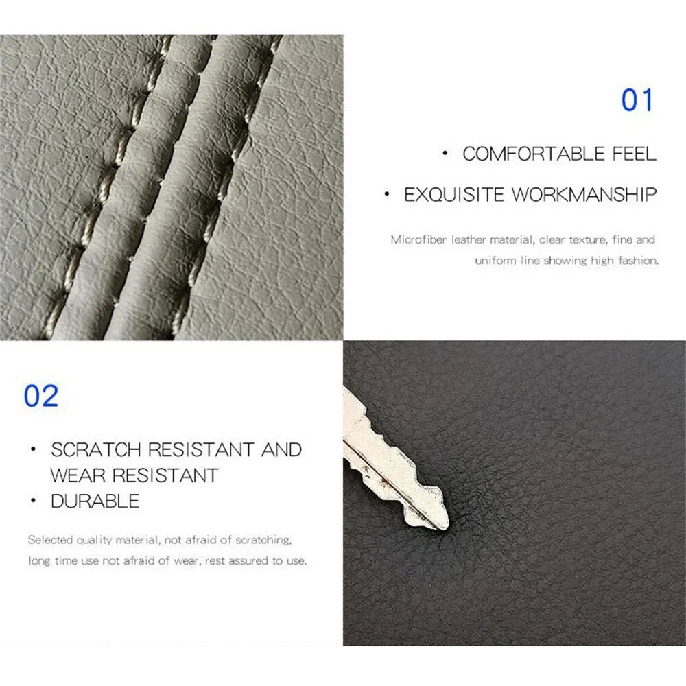 Leather Center Console Lid Armrest Cover Trim for 2005-2012 Toyota Avalon