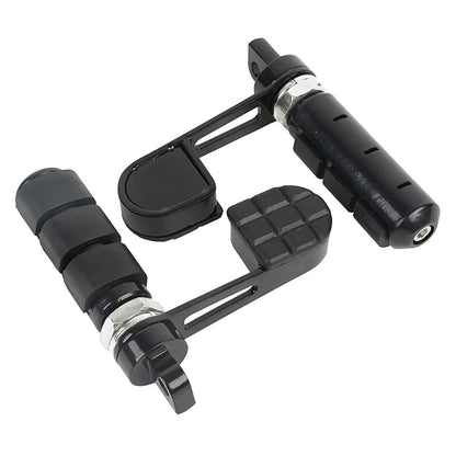 Foot Pegs Heel Support Mount for Harley Sportster XL Softail FXWG FXR TCMT
