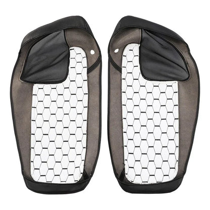 Saddlebag Lid Speaker Cutout Covers for Harley Road King Street Glide (14-23)