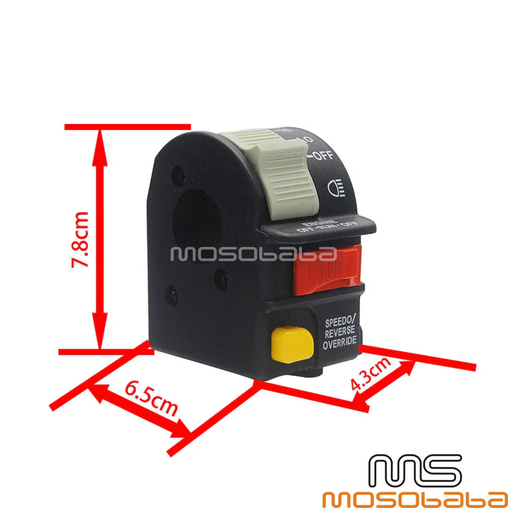 Hi/Lo Mode Light Kill Stop Switch for Polaris Sportsman, Magnum