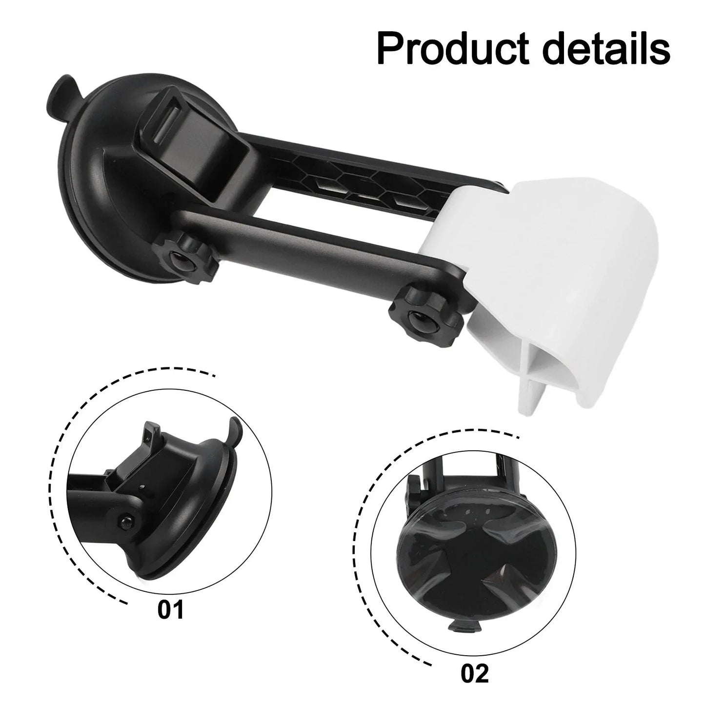Suction Cup Bracket for Starlink Mini Vehicle Dashboard