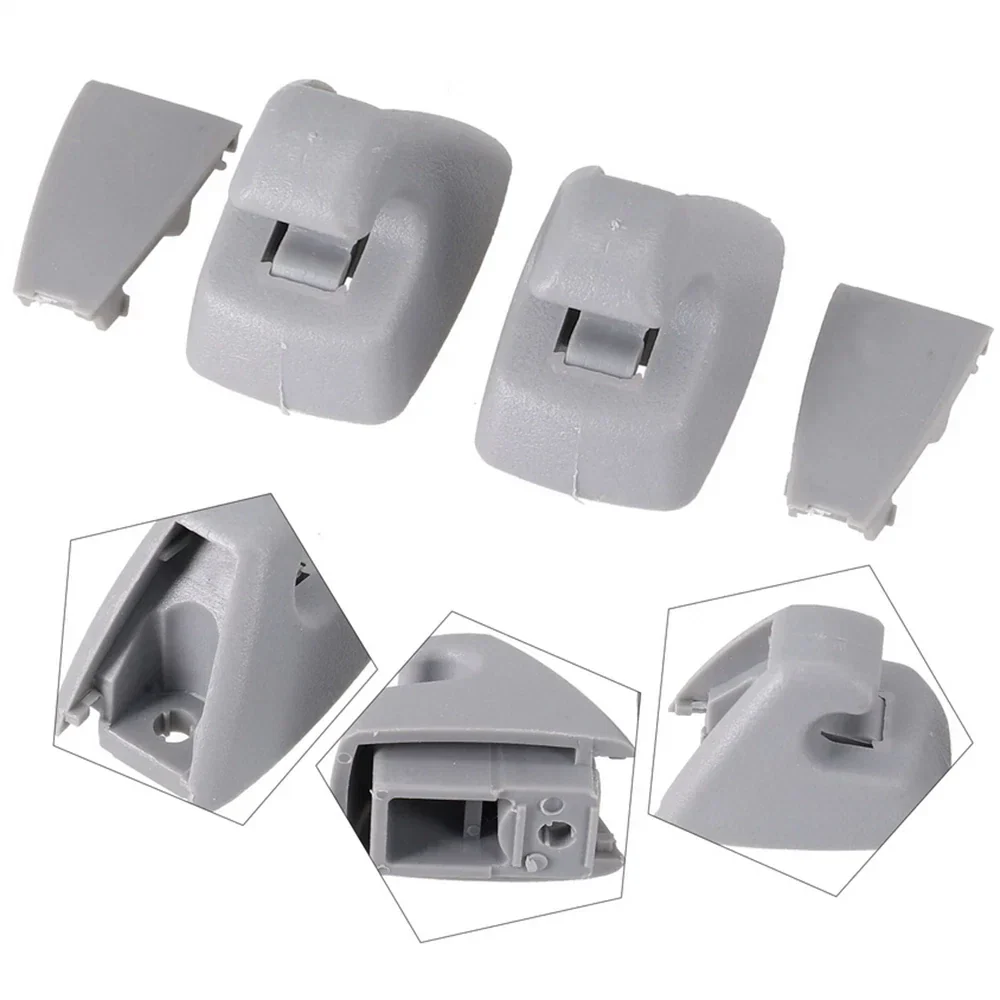 Gray Sun Visor Hook Clips for Chevrolet Cruze, Spark, Buick Verano (2011-2016)