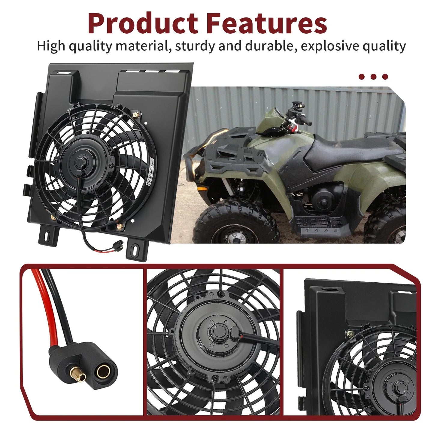 Radiator Cooling Fan for Polaris Magnum (2000–2003)