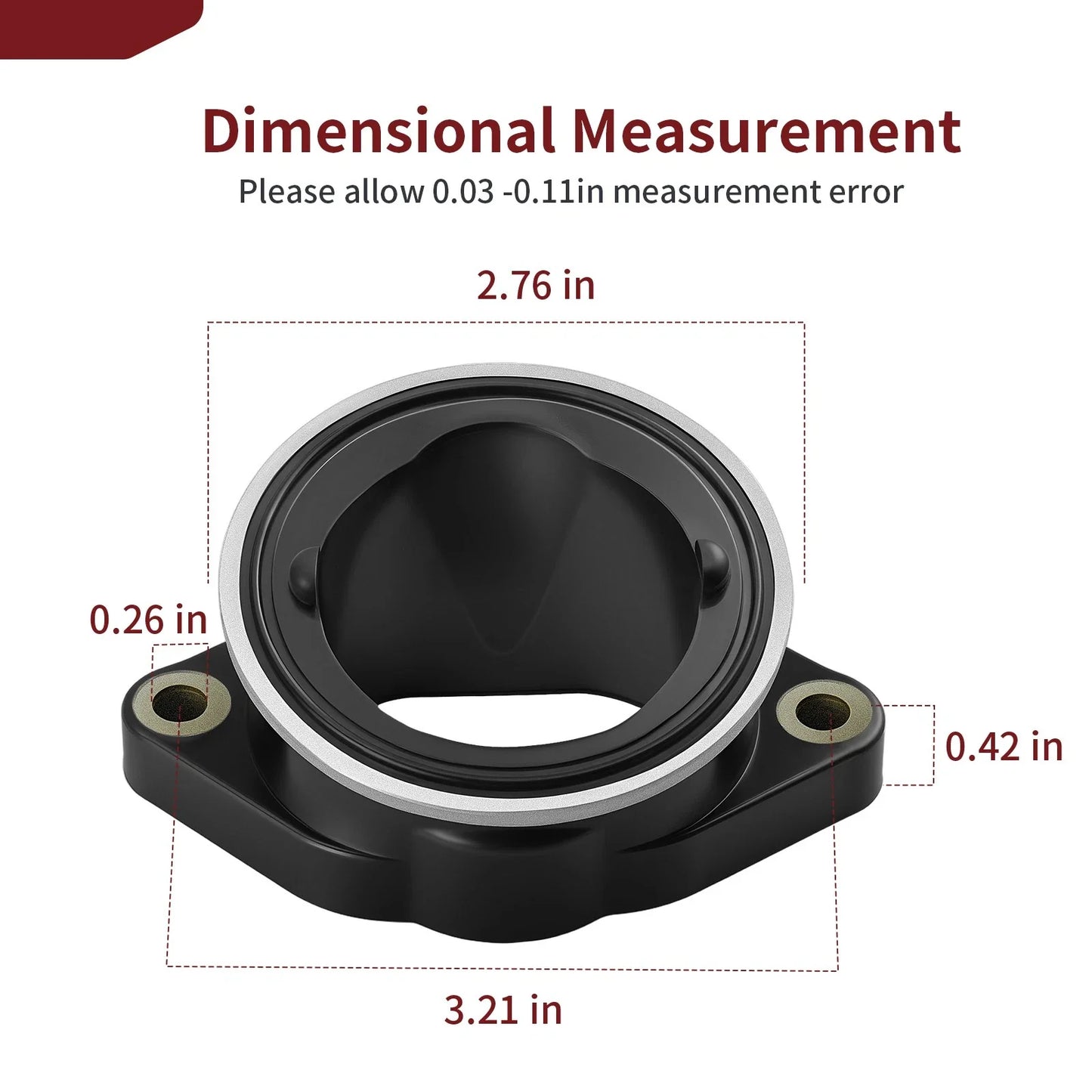 Intake Boot Manifold Adapter for Polaris RZR XP Turbo S, RZR PRO XP 4 (2019–2023)
