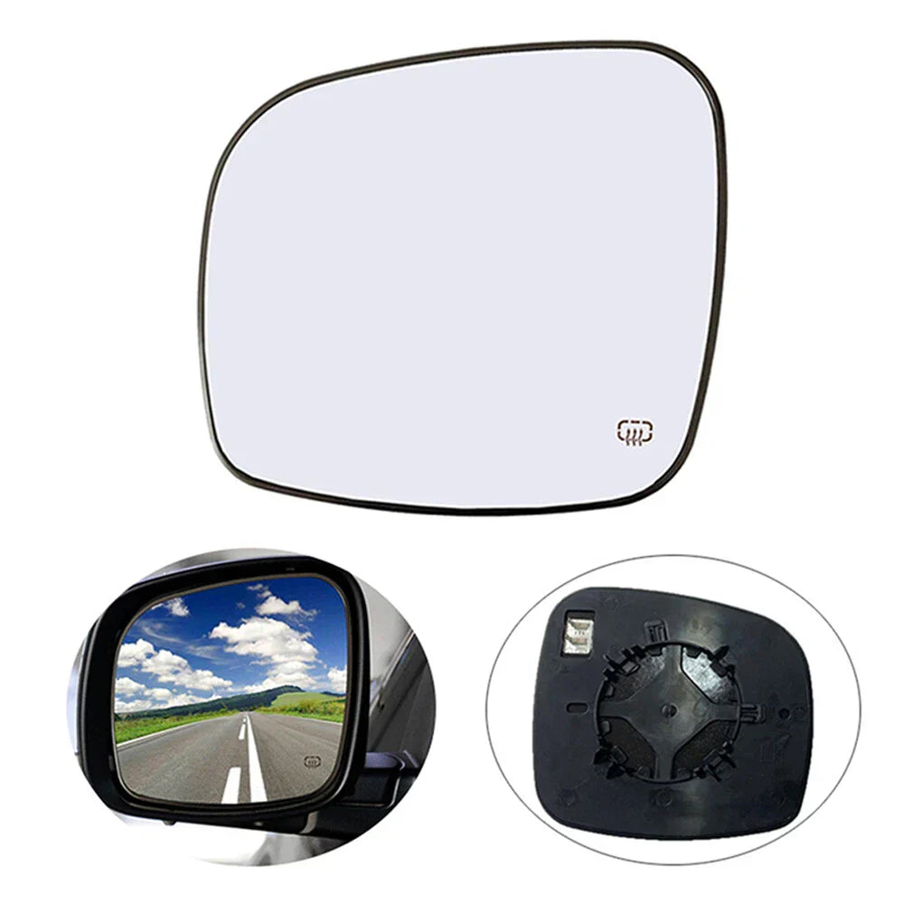 Left Rearview Mirror Glass for Dodge Grand Caravan, Town & Country (2008-2020)