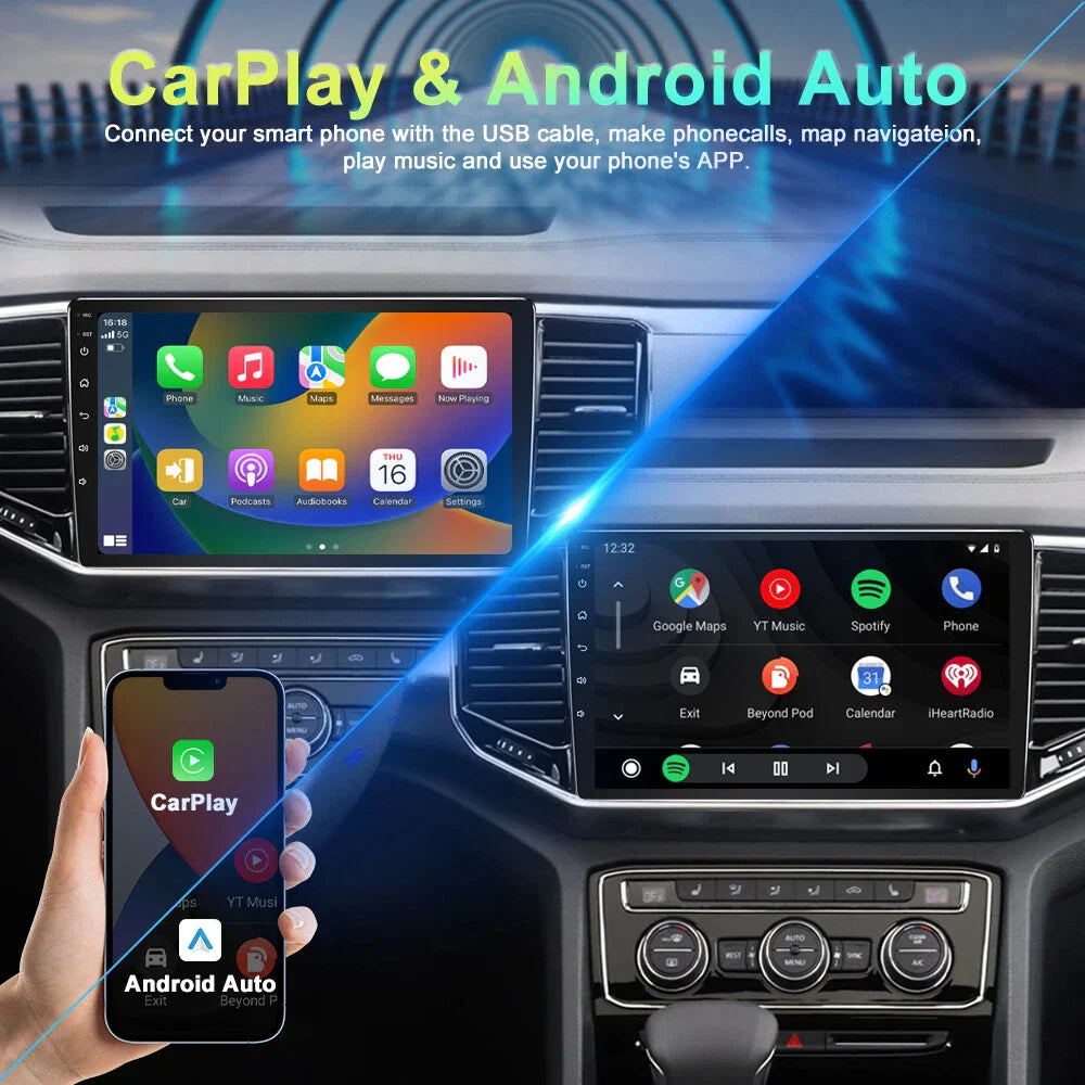 9.7'' Car Radio GPS for Jeep Grand Cherokee (2014-2021) Apple CarPlay Android Auto