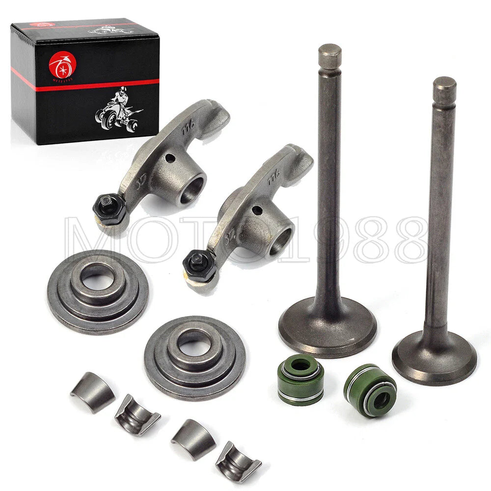 Engine Intake Exhaust Valves & Rocker Arm for Honda XR100R XR80R (1986–2003)