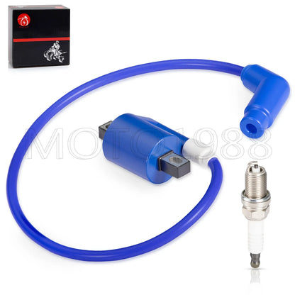 Ignition Coil Pack Spark Plug for Polaris Trail Boss 325 (2000–2002)