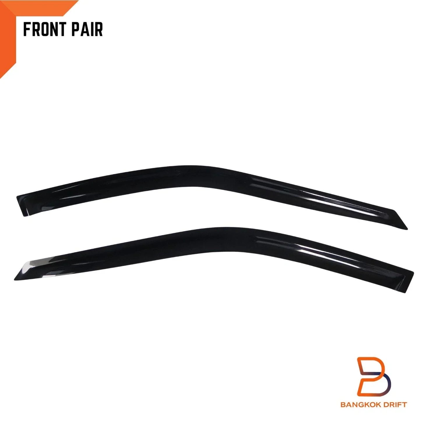 Weather Shield Window Visor Rain Guard for Mitsubishi Lancer Evo CE (96-02)
