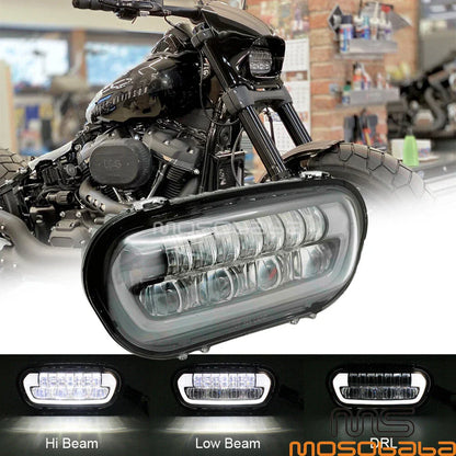 LED Headlight Projector for Harley Fat Bob FXFB 107/114 FXFBS (2018-2022)