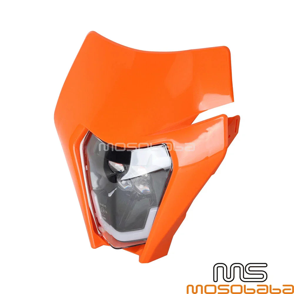 Universal Orange Headlight LED Light for KTM EXC 250 350 450 500 (2017-2023)