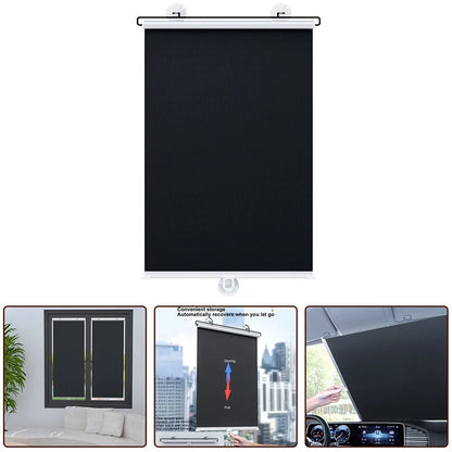 Sunshade / One Size / Roller Blind Sun Visor for All Cars