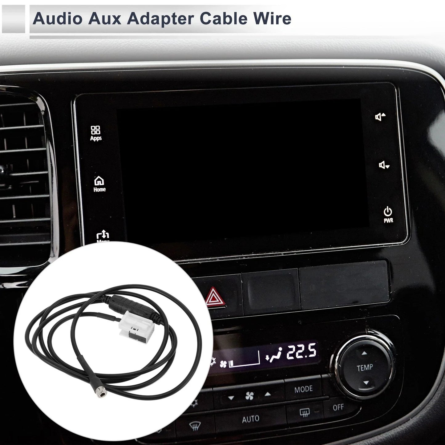 Audio Aux Adapter Cable Wire Stereo Radio Harness for BMW Car