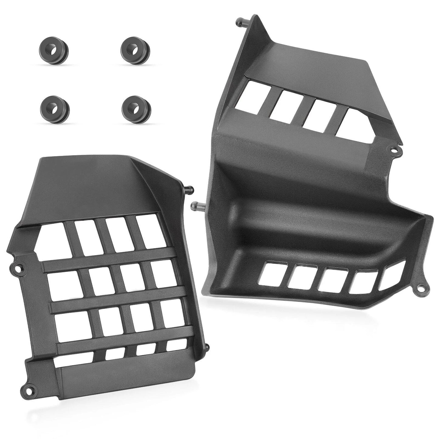 2 x Heel Guards FLAP Bars for Yamaha Banshee 350 (1987–2006)