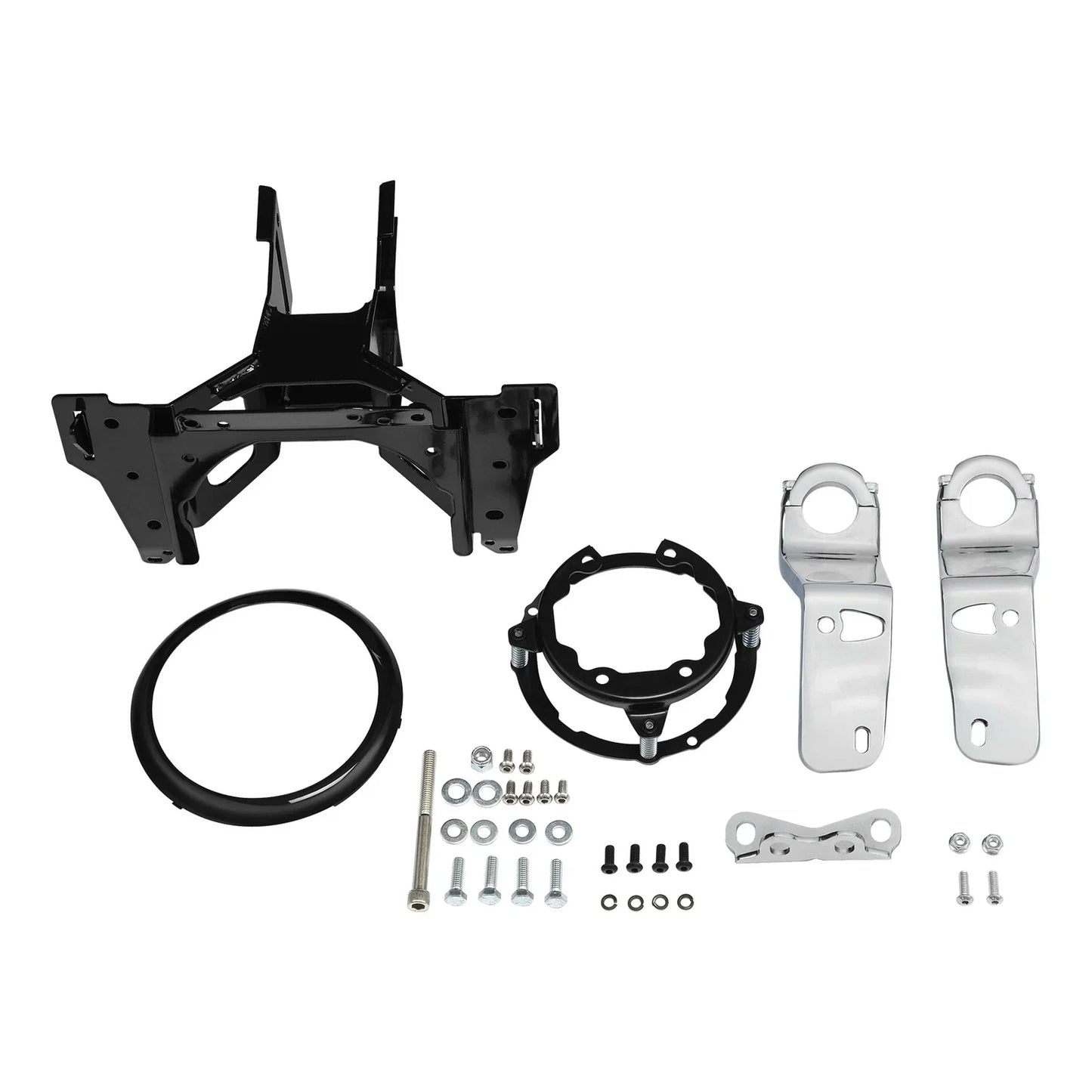 Headlight Fairings Windshield Mount Brackets for Harley Low Rider ST (2022-2025)