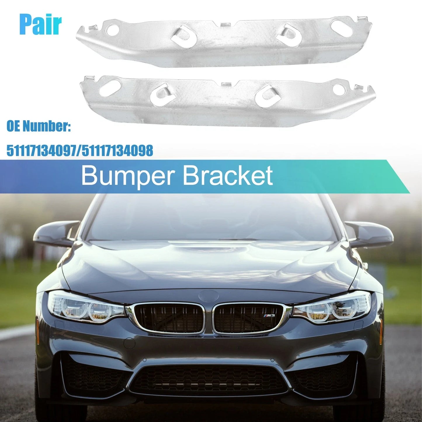 Front Bumper Support Bracket for BMW 328i