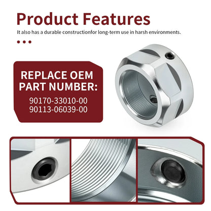 Rear Axle Lock Nut for Yamaha Raptor 250 YFM250R (2008–2013)