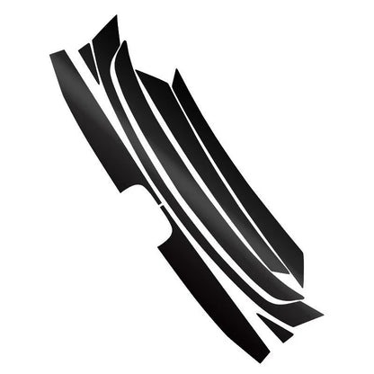 8x Front Upper Bumper Grille Trim Protector Decal for Honda Civic (2016-2020)