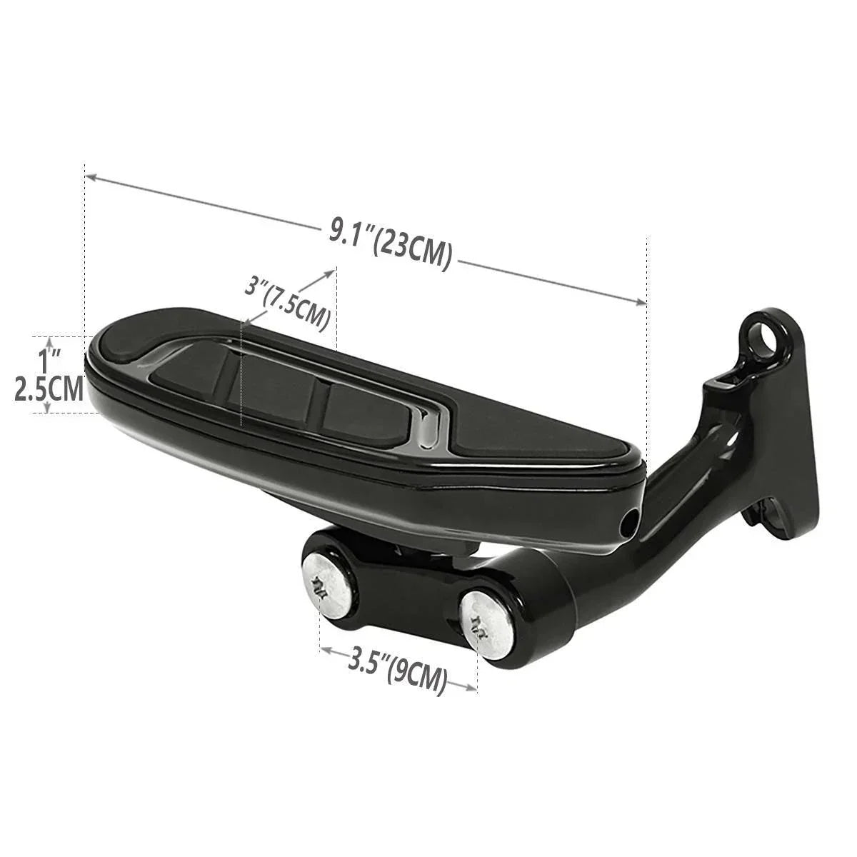 Passenger Floorboards & 1-1/4" Highway Footpegs for Harley Road Glide (93-25)