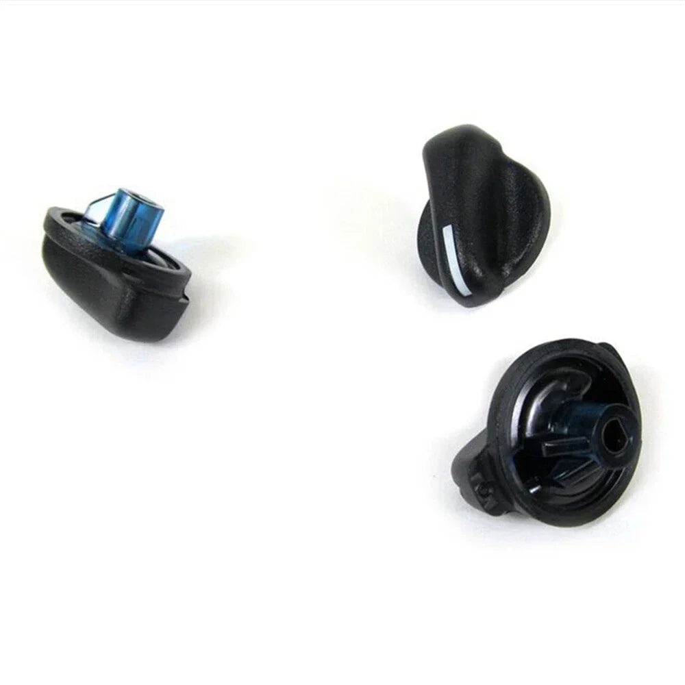 3 x A/C Heater Control Knob Fan Switch Set for Jeep Wrangler, Dodge Ram (2007-2023)