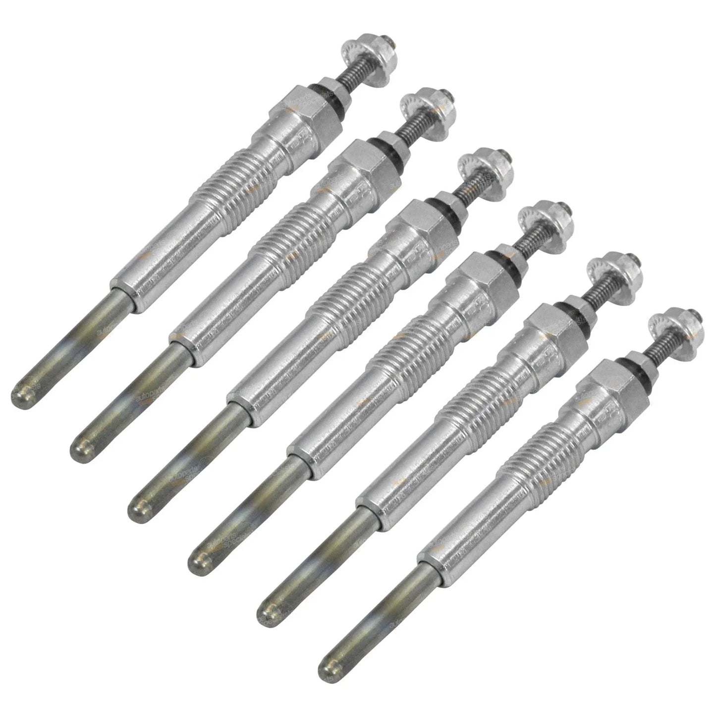 6 x 6volt Glow Plugs for Landcruiser HJ75 4.0L 2H Diesel Engine (1984-1988)