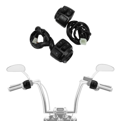 Handlebar Control Switches for Harley Touring & Softail (1996-2013)