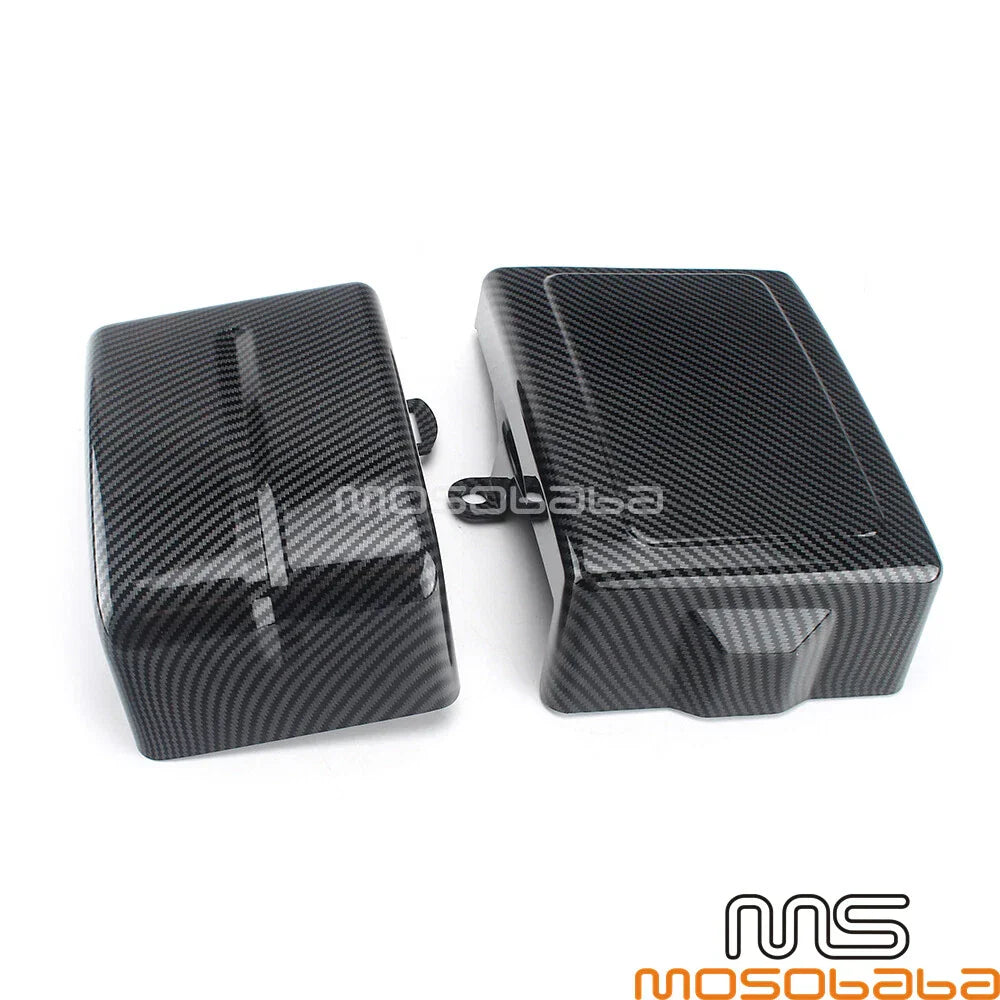 Carbon Side Battery Fairing Cover for Harley Dyna Fat Bob FXDF (2006-2017)