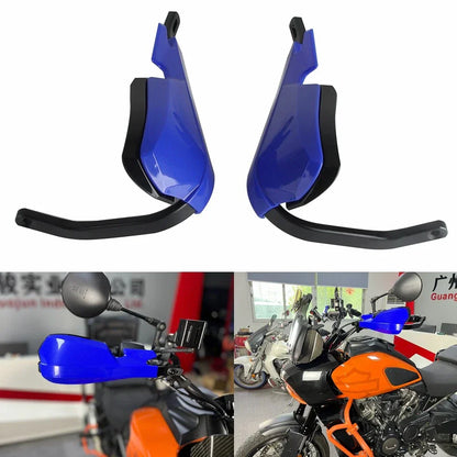 Blue Handguard Protection Kit for Harley Pan America 1250 (2021-2024)