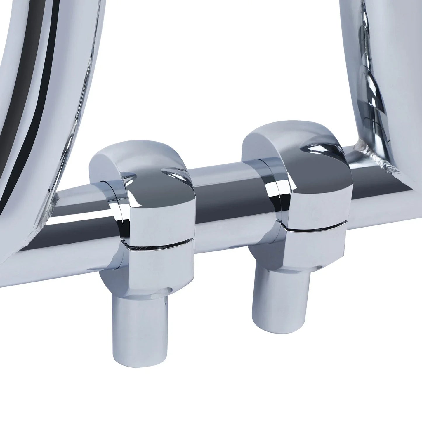 Chrome 3.5" Handlebar Risers for Harley Softail Fat Bob Dyna
