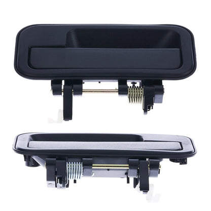 Front Left & Right Outer Door Handles 4pc Black for Holden Rodeo (1988–2003)