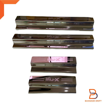 Stainless Steel Kick Step Plate Door Sill Guard for Isuzu MU-X (2021-2024)