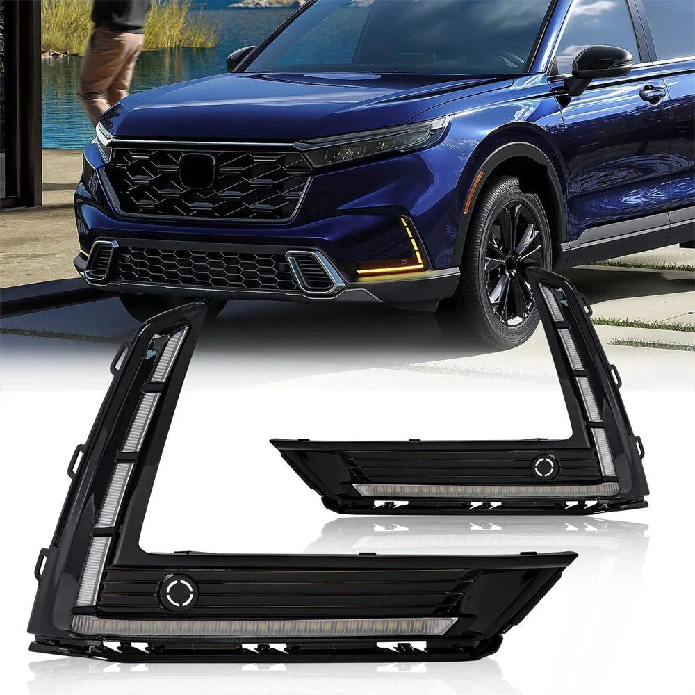 LED DRL Fog Lights w/ Turn Signal for Honda CR-V (2023-2025)