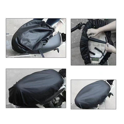 Scooter Cushion Seat Cover Waterproof Black Leather for Scooter
