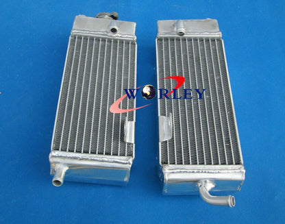Aluminum Radiator & Blue Hose for Yamaha YZ125 (1989-1992)