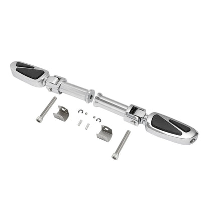Chrome Passenger Footpegs Bracket for Harley Heritage Classic, Fat Bob (18-25)