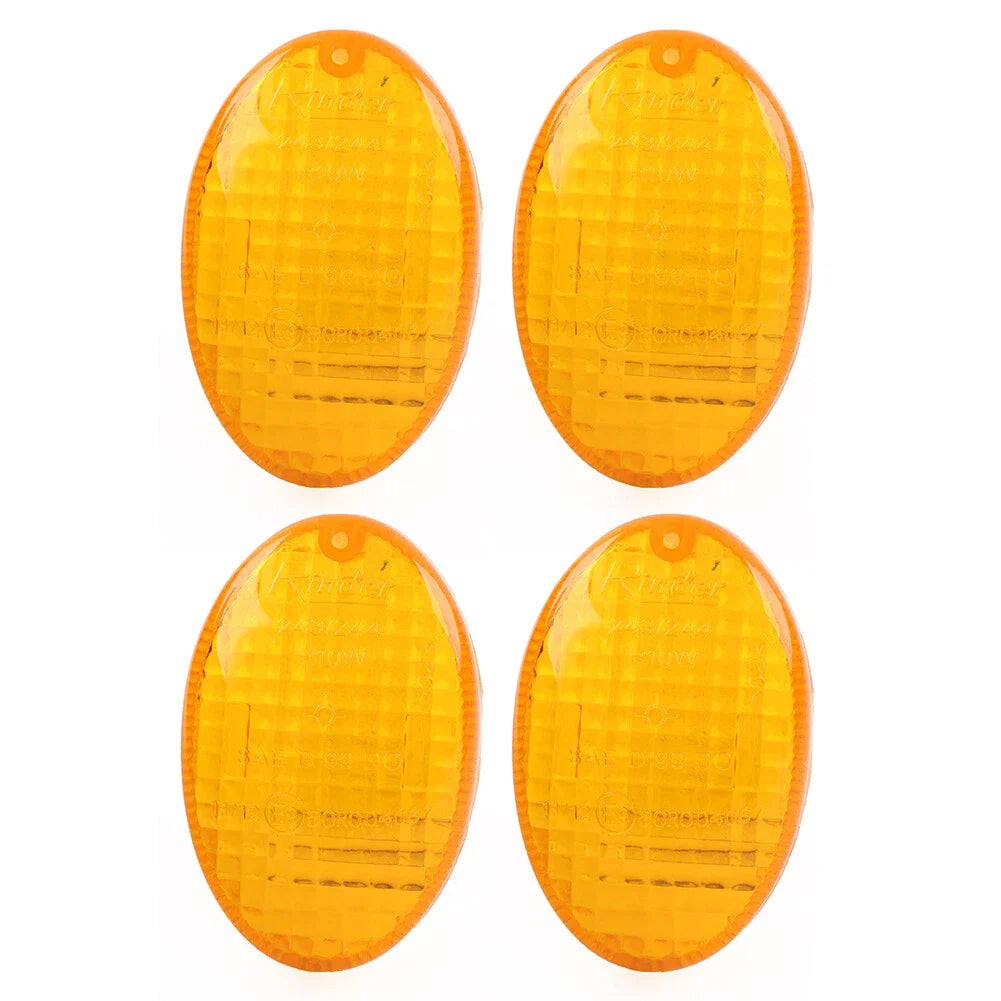 4 x Motorcycle Turn Signal Light Lens for KAWASAKI EX250R NINJA 250R (2008-2012)