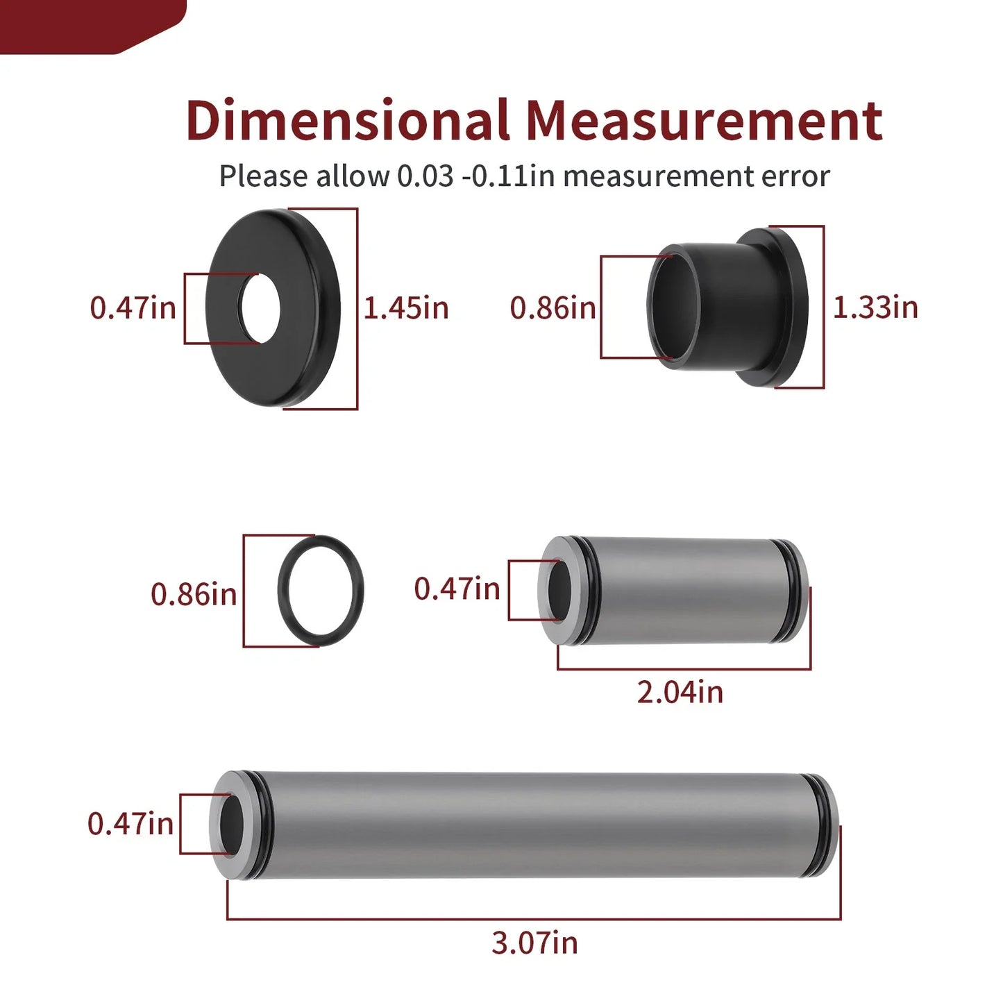 Front A-Arm Bearing Bushing Kit for Kawasaki Teryx 750 FI (2008–2013)