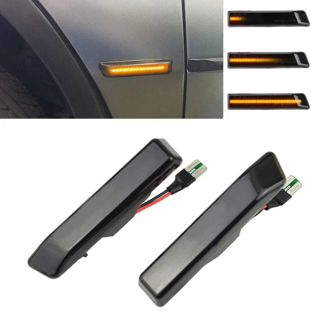 Smoked LED Side Marker Lights for BMW E53 E36 (2000-2006)